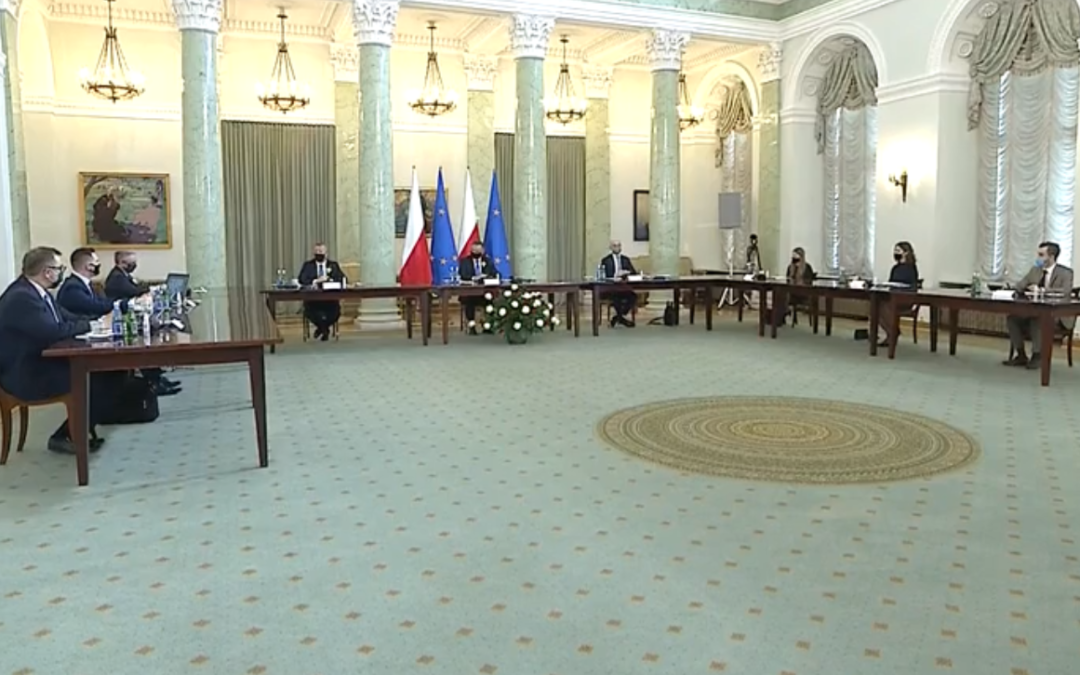 Spotkanie Prezydenta Andrzeja Dudy z Młodzieżową Radą Klimatyczną