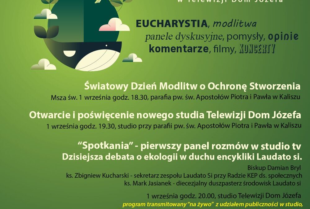 „Spotkania” – debata o ekologii w duchu encykliki Laudato si – panel rozmów w studio tv